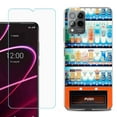 thumbnail image 1 of OneToughShield ® for T-Mobile Revvl 6x Pro 5G Shockproof Fashion Phone Case, with Tempered Glass Screen Protector - Vending Machine, 1 of 3