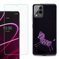 thumbnail image 1 of OneToughShield ® for T-Mobile Revvl 6x Pro 5G Shockproof Fashion Phone Case, with Tempered Glass Screen Protector - Zebra Running, 1 of 3