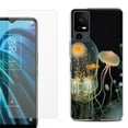 thumbnail image 1 of OneToughShield ® for TCL 40 XE 5G Shockproof Fashion Phone Case, with Tempered Glass Screen Protector - Jellyfish, 1 of 2