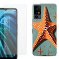 thumbnail image 1 of OneToughShield ® for TCL 40 XE 5G Shockproof Fashion Phone Case, with Tempered Glass Screen Protector - Sea Star, 1 of 2