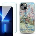 thumbnail image 1 of OneToughShield ® for iPhone 15 Fashion Phone Case, with Tempered Glass Screen Protector - Blossom Tree, 1 of 4