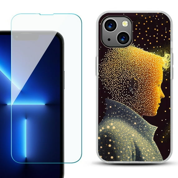 OneToughShield ® for iPhone 15 Plus Shockproof Phone Case, with Tempered Glass Screen Protector - Little Prince
