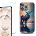 thumbnail image 1 of OneToughShield ® for iphone 13 Pro Shockproof Phone Case, with Tempered Glass Screen Protector - Deer Autumn, 1 of 4