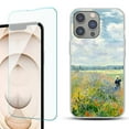 thumbnail image 1 of OneToughShield ® for iphone 13 Pro Shockproof Phone Case, with Tempered Glass Screen Protector - Poppy Field, 1 of 4