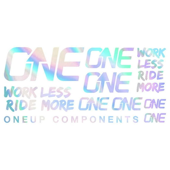 OneUp Components Riser Bar Decal Kit- Oil Slick - 1C0629OIL - Walmart.com