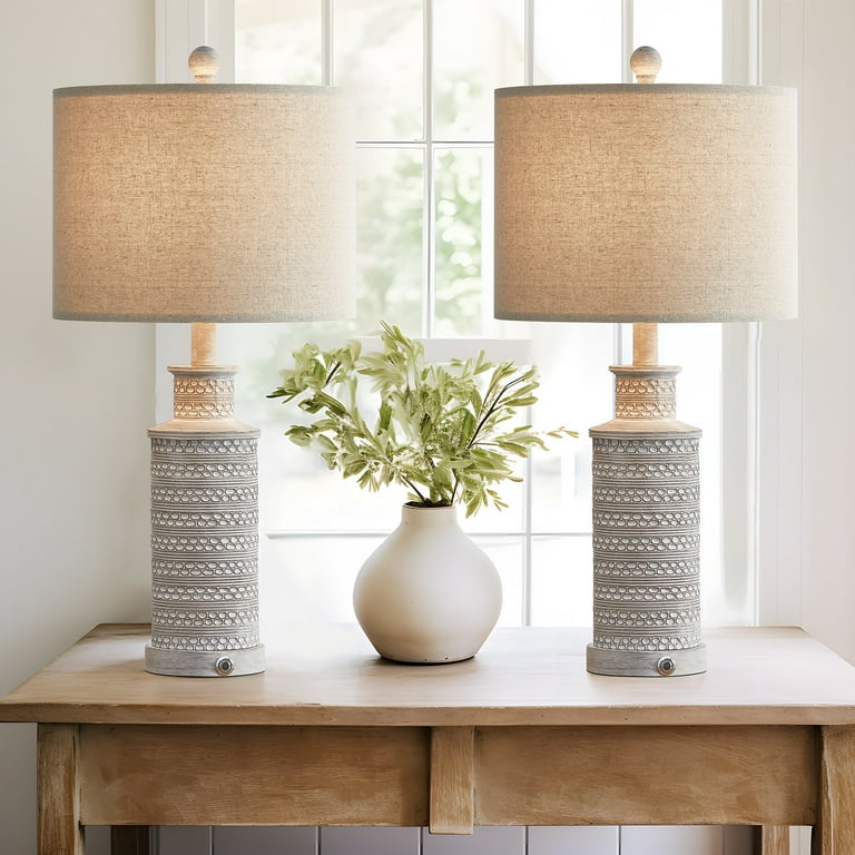 Bedroom table lamps with usb ports shop