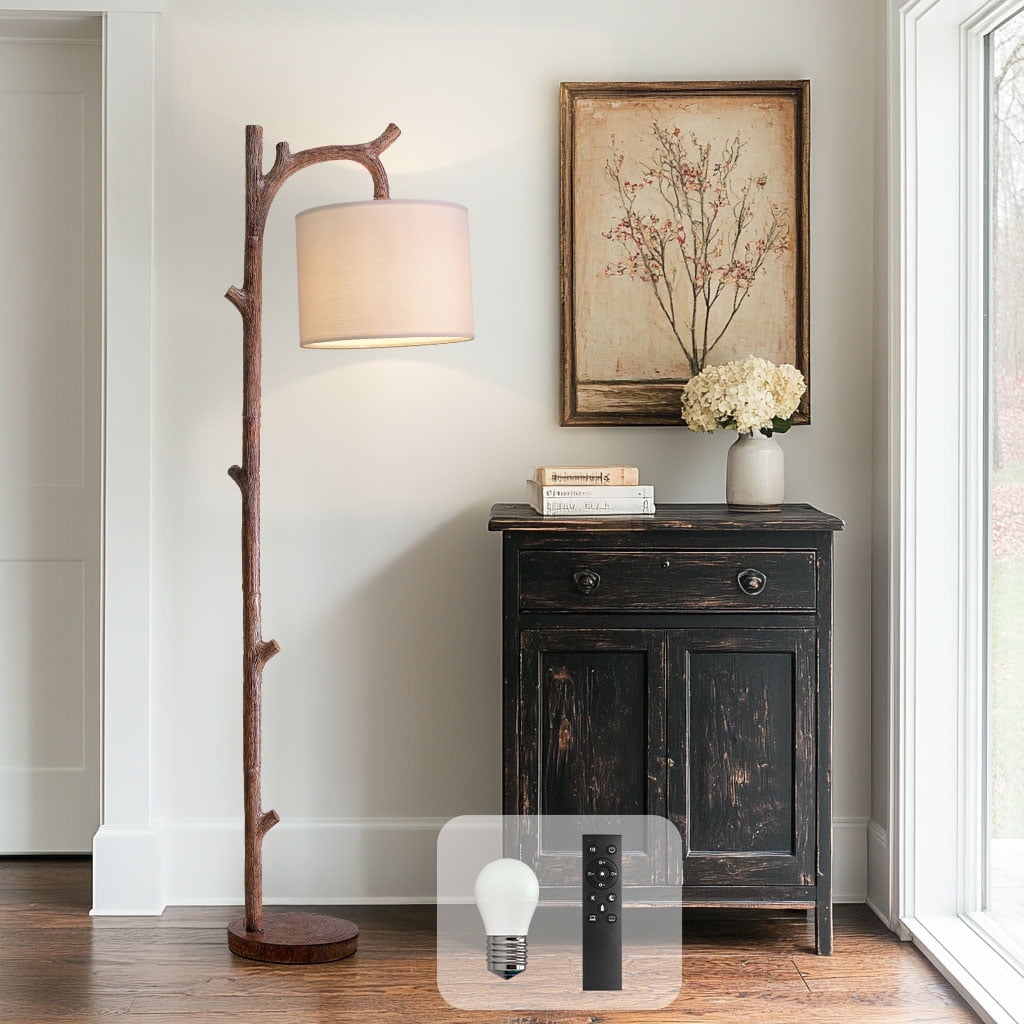 Oneach 61.5" Vintage Floor lamp for Living Room
