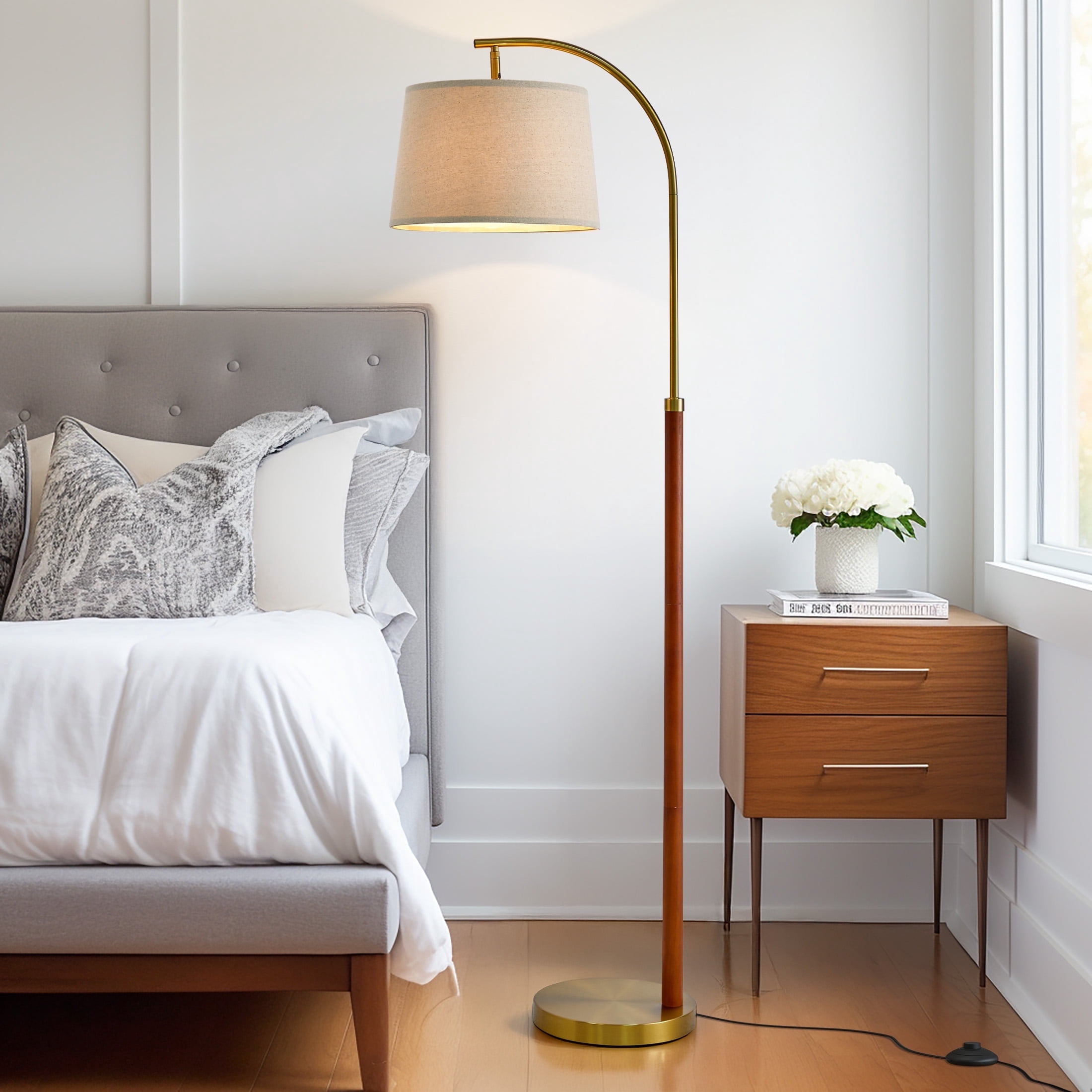 Oneach, Metal Floor Lamp with Shade - Walmart.com