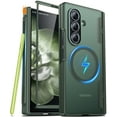 thumbnail image 1 of Oneagle Magnetic for Samsung Galaxy Z Fold 7 Case Built in Screen Protector Translucent [Fit for MagSafe] [S Pen Holder Slot] [Hinge Protection] MIL-Grade Shockproof Matte Case for Galaxy Z Fold 7, 1 of 7