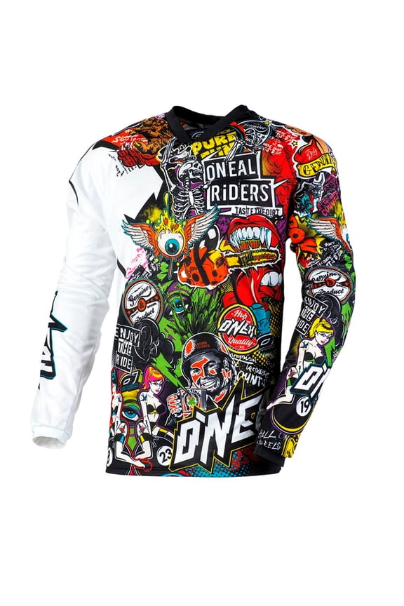 Oneal 2022 Mayhem Lite Crank Jersey - Black/Multi - X-Large
