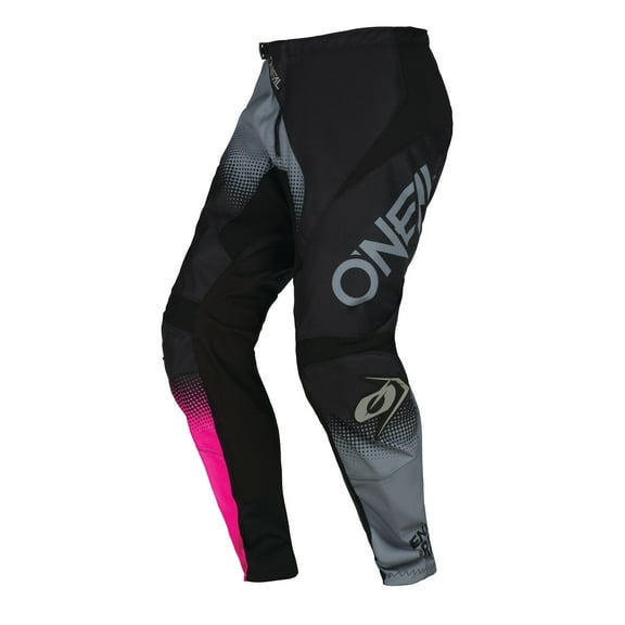 Oneal 2022 Womens Element Racewear Pant - Black/Grey/Pink - 11/12