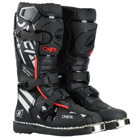 Oneal 2022 Youth Element Squadron Boots - Black/White/Red - Kids 12
