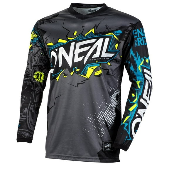 Oneal 2022 Youth Element Villain Jersey - Grey - Youth X-Large
