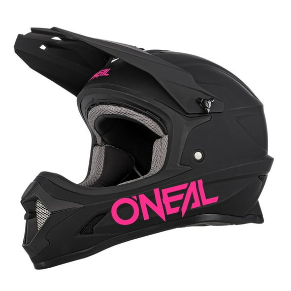 Oneal 2022 Youth Girls 1 SRS Offroad Helmet Black/Pink Youth X-Large