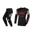 thumbnail image 1 of Oneal 2023 ELEMENT Brand Offroad Jersey Mayhem Pant Combo Black/Red (Medium / 32), 1 of 7