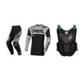 thumbnail image 1 of Oneal 2023 Element Racewear Offroad Jersey Pant Chest Protector Combo Black/Gray (XX-Large / 42), 1 of 8