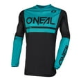 thumbnail image 1 of Oneal 2023 Element Threat Air V.23 Jersey - Black/Teal - Large, 1 of 3