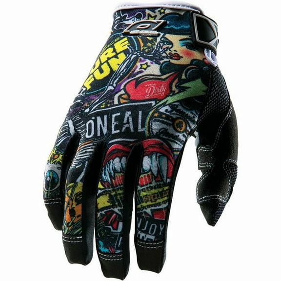 Oneal Jump Gloves With Crank Graphic (Blackmulticolor, Size 12)