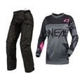 thumbnail image 1 of Oneal Womens Element Racewear Pink/Grey Jersey Apoc Pant Combo, 1 of 6