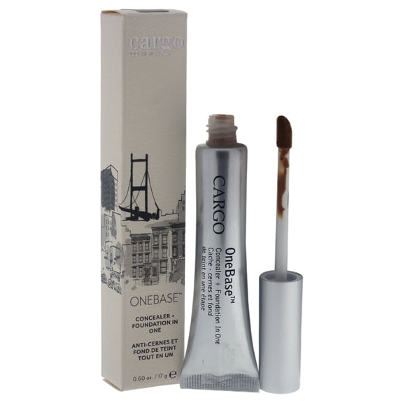 Onebase Concealer + Foundation - 04 Medium/Dark with Yellow Undertone by Cargo for Women - 0.60 oz Foundation