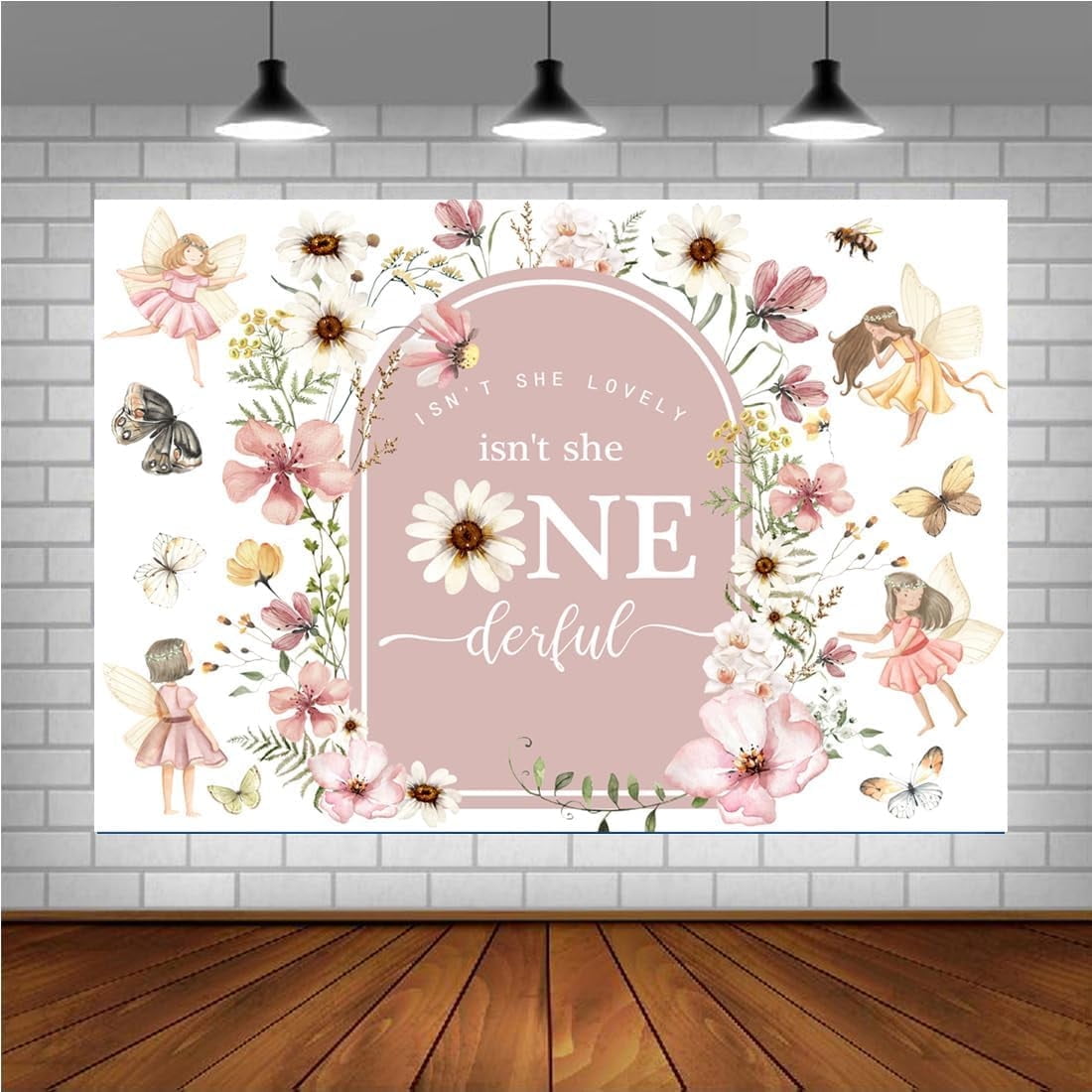 Isn't She Onederful Banner Isn't She Lovely 1st Birthday Garland Baby Girl Boho Decorazioni Di Compleanno Per Il Primo Compleanno Baby Shower Genere Rivelare Forniture Per Feste - 2