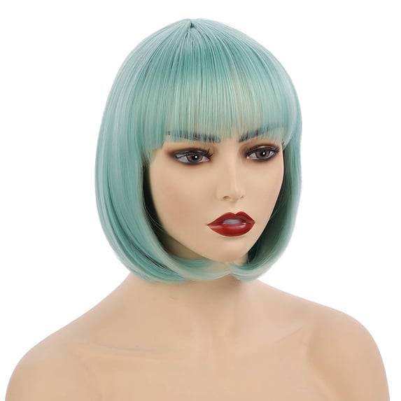 Onedor 10" Short Straight Hair Flapper Cosplay Costume Bob Wig (T5412)
