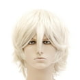 thumbnail image 1 of Onedor 12 Inch Short Straight Men Hair Wig Colored Cosplay Wig Heat Friendly Party Costume Unisex Wig, 1 of 4