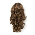 thumbnail image 1 of Onedor 12" Synthetic Fiber Natural Textured Curly Ponytail Clip In/On Hair Extension Hairpiece (12# - Light Brown), 1 of 5