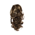 thumbnail image 1 of Onedor 12" Synthetic Fiber Natural Textured Curly Ponytail Clip In/On Hair Extension Hairpiece (12TT26), 1 of 6