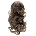 thumbnail image 1 of Onedor 12" Synthetic Fiber Natural Textured Curly Ponytail Clip In/On Hair Extension Hairpiece (8), 1 of 6