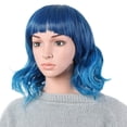 thumbnail image 1 of Onedor 13" Short Curly Women Lolita Anime Cosplay Heat Resistant Hair Bob Full Head Wigs (T3952), 1 of 5