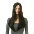 thumbnail image 1 of Onedor 18 Inches Long Straight Synthetic Hair Women Full Head Wig(Dark Brown), 1 of 2