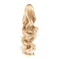 thumbnail image 1 of Onedor 20" Curly Synthetic Clip In Claw Drawstring Ponytail Hair Extension Synthetic Hairpiece 190g with a jaw/claw clip (R18/613), 1 of 5