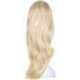 thumbnail image 1 of Onedor 23" Curly Hair Women Ladies 3/4 Half Wig Premium Japanese Synthetic Premium Japanese High-Temperature Fiber fibers Wigs with Secured Mesh Head Cap (Slightly Curl, R21T), 1 of 6