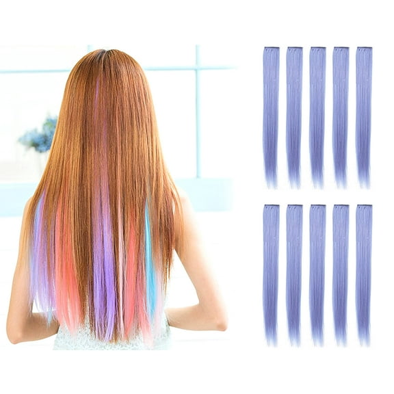 Onedor 23" Party Highlight Clip In Straight Hair Extensions