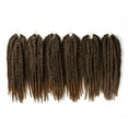 thumbnail image 1 of Onedor 6 Packs 18 Inch Havana Twist Crochet Hair Extensions Mambo Senegalese Twist Crochet Braids for Hair Braiding, 1 of 5