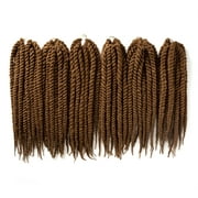 Onedor 6 Packs 18 Inch Havana Twist Crochet Hair Extensions Mambo Senegalese Twist Crochet Braids for Hair Braiding