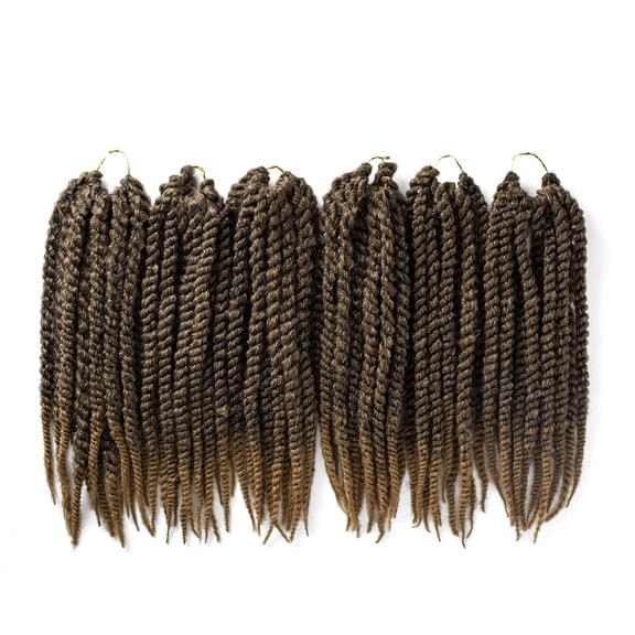 Onedor 6 Packs 18 Inch Havana Twist Crochet Hair Extensions Mambo Senegalese Twist Crochet Braids for Hair Braiding