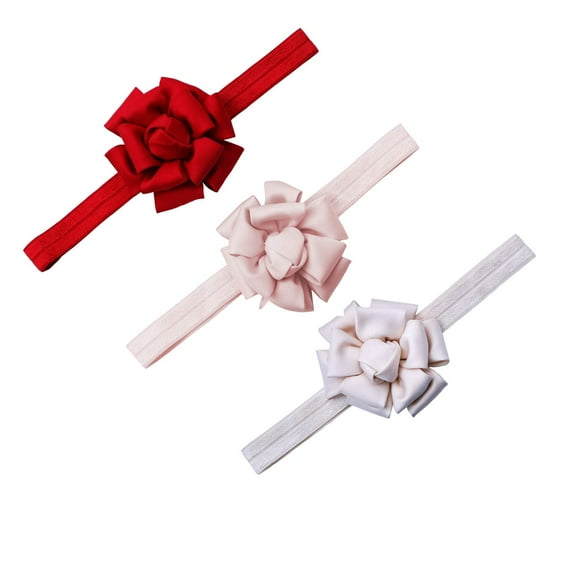 Onedor Baby Turban Knotted Elastic Bows Headbands Wrap Hair Accessories for Infant, Toddler, Newborn Girls …