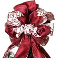 thumbnail image 1 of Onedor Christmas Tree Topper Bow with Ribbons (Red), 1 of 4
