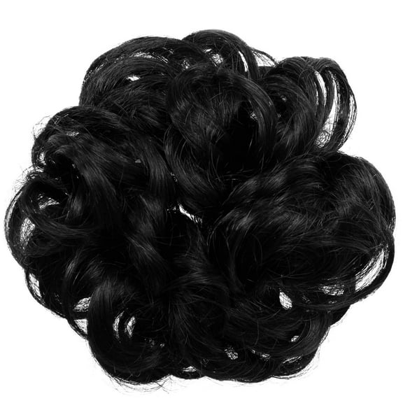 Onedor Ladies Synthetic Wavy Curly or Messy Dish Hair Bun Extension Hairpiece Scrunchie Chignon Tray Ponytail (8TT124)