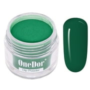 Onedor Nail Dip Dipping Powder – Acrylic Color Pigment Powders Pro Collection System, 1 Oz.(16 - Green)