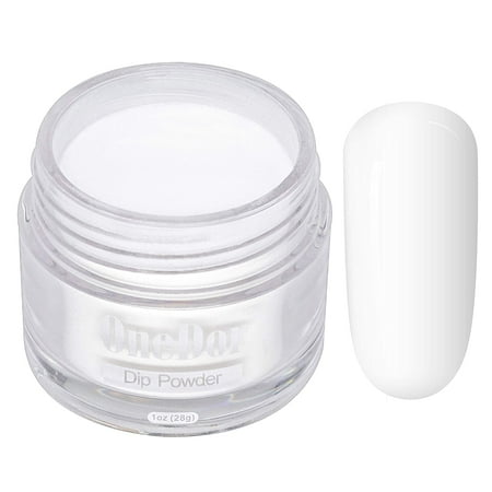 Onedor Nail Dip Dipping Powder – Acrylic Color Pigment Powders Pro Collection System, 1 Oz.(Clear)