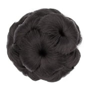 Onedor Synthetic Hair Bun Extension Chignon Ballerina Comb Updo Hair Pieces for Women (2# - Darkest Brown) …