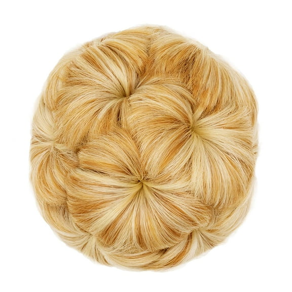 Onedor Synthetic Hair Bun Extension Chignon Ballerina Comb Updo Hair Pieces for Women (27H613 - Blonde Mixed) …