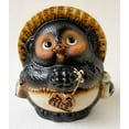 thumbnail image 1 of Onegai Praying Tanuki Japanese Raccoon Dog Shigaraki yaki ware Happy from Japan 4.73 x 6.30 x 6.89', 1 of 5