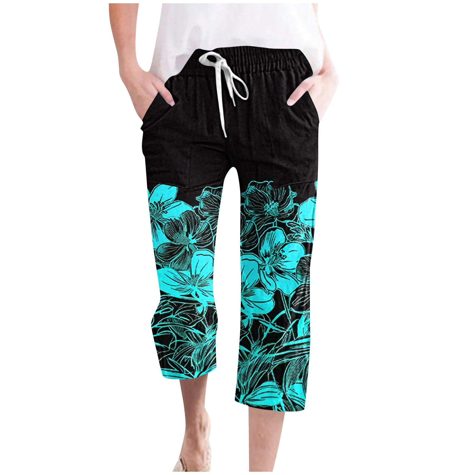 Onegirl Light Grey Pants for Women Jeans for Women Short Length Boho