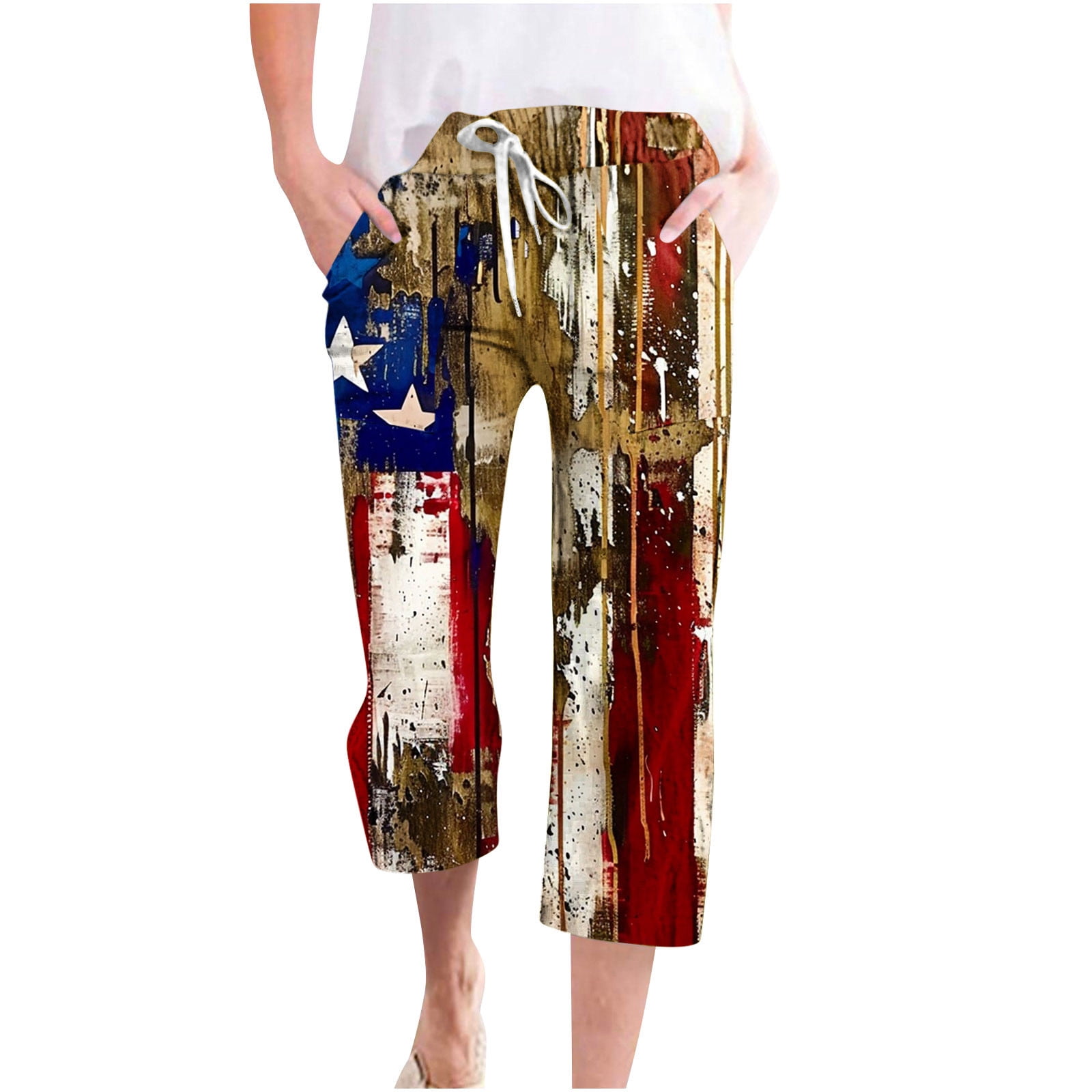 Onegirl Short Cargo Pants for Women Women Jeans High Waisted Tummy