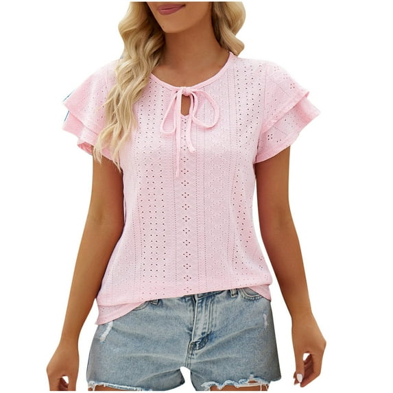 Onegirl Women Blouses Elegant Casual Petite Tshirts Shirts Graphic Vintage Plus Size Summer Clothes for Women 2023 Vacation Plus
