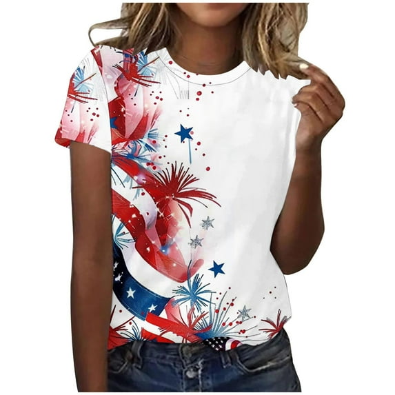 Onegirl Womens Summer Tops Dressy Casual Vintage T Shirts Womens Blouses And Tops for Work Womens T Shirts Casual Clearance Athletic Tops Women Loose Tank Tops for Women 2024 Clearance Deals